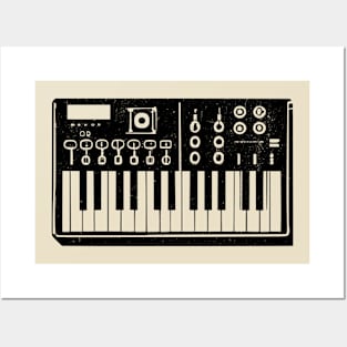 Synth Lover (Black) Posters and Art